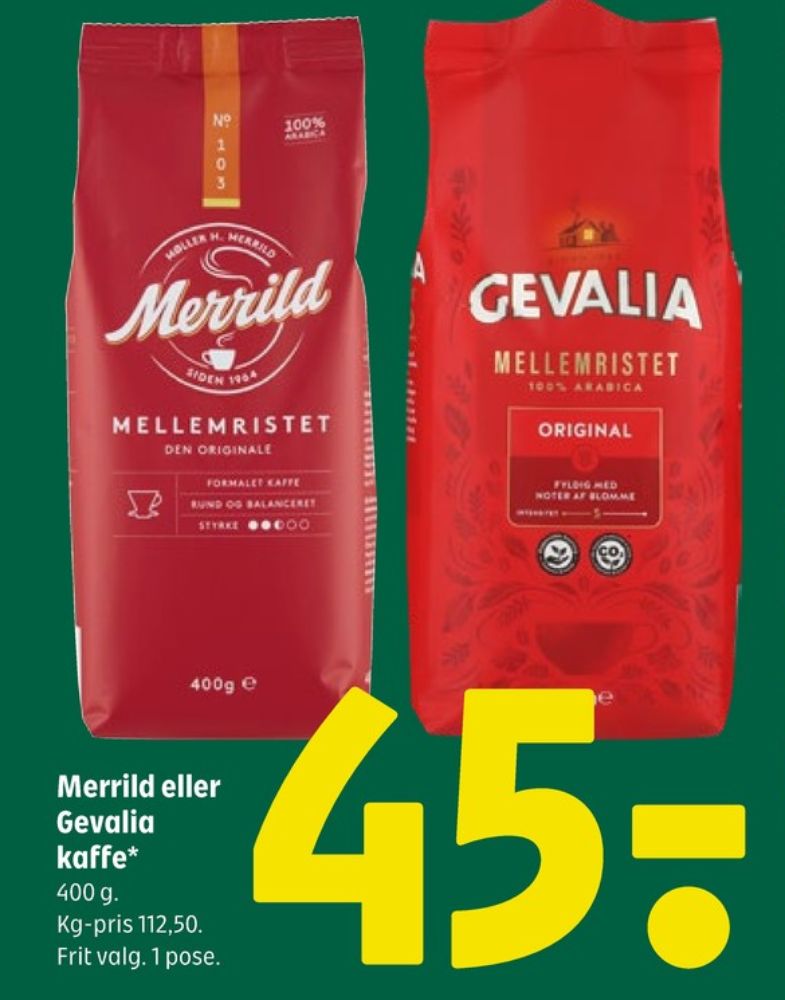Gevalia Original, Kaffe Formalet
