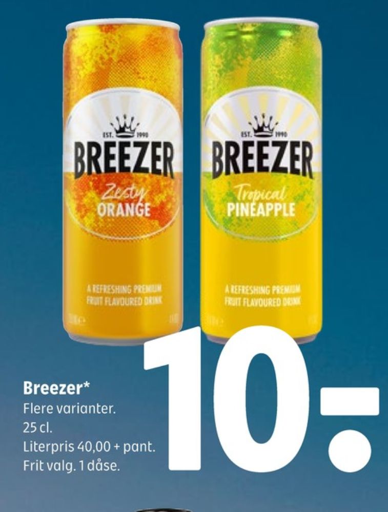 Bacardi Breezer, Zesty Orange RTD