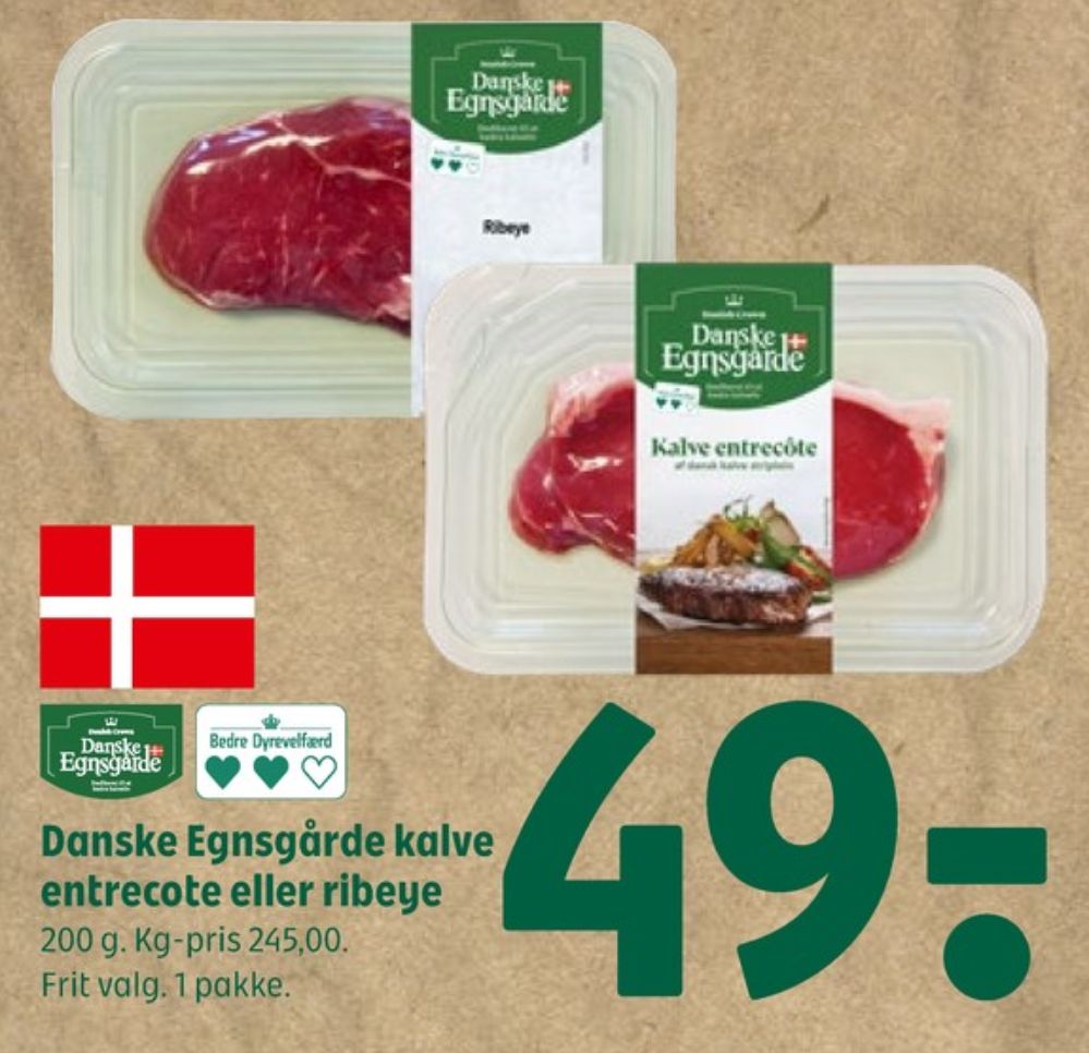 Danish Crown Danske Egnsgårde, Kalveribeye