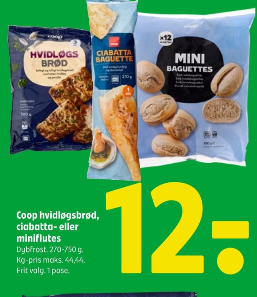 Coop, Hvidløgsbrød