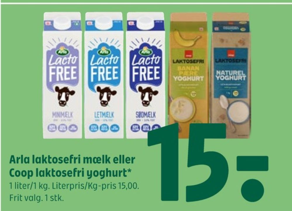 Arla Lacto FREE, Letmælk