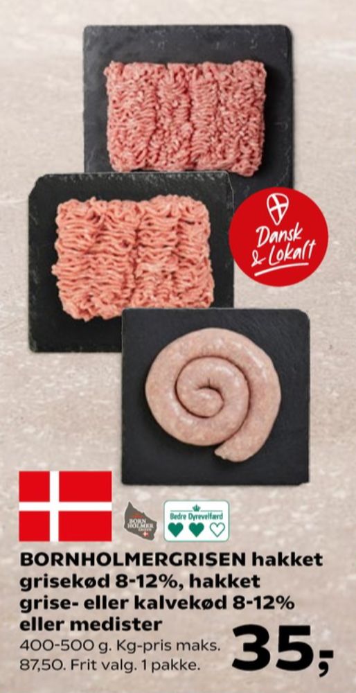 Bornholmergrisen, Medister
