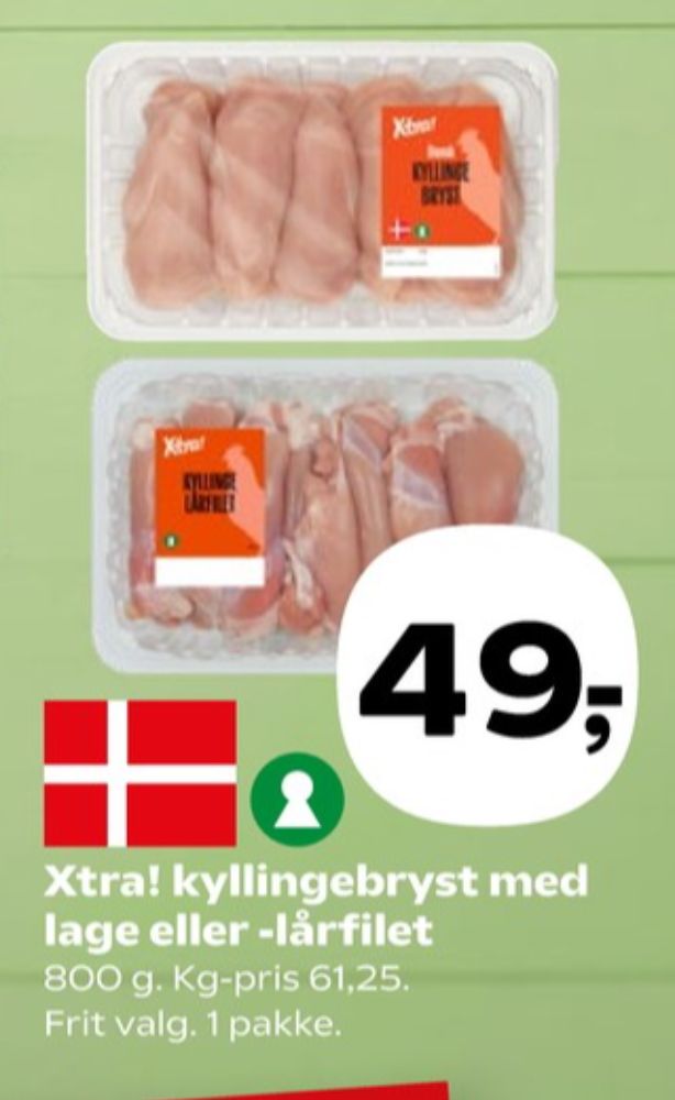 Xtra, Kyllingebrystfilet