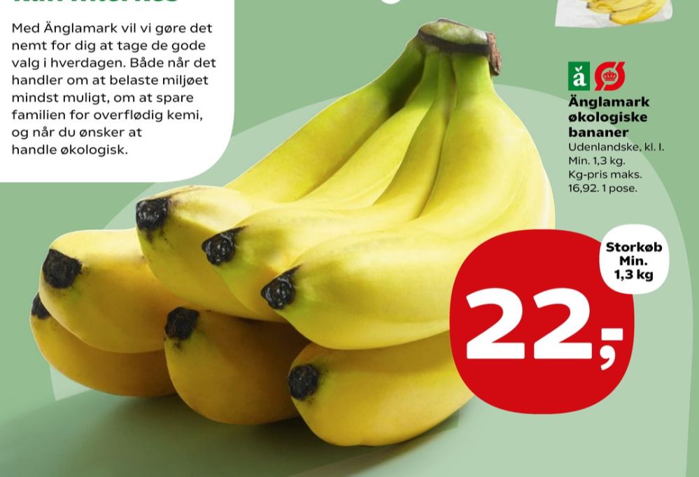 Änglamark, Bananer