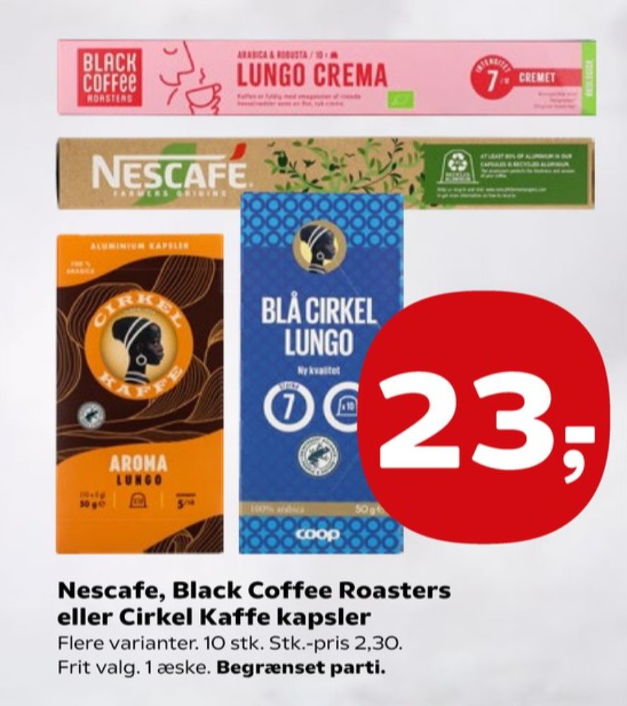 Nescafe Brazil, Kaffekapsler