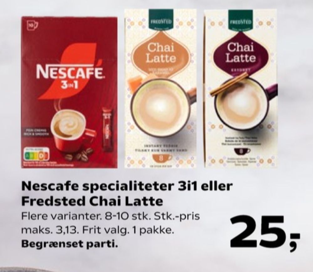 Nescafe Gold, Instant Kaffe 3i1 Classic
