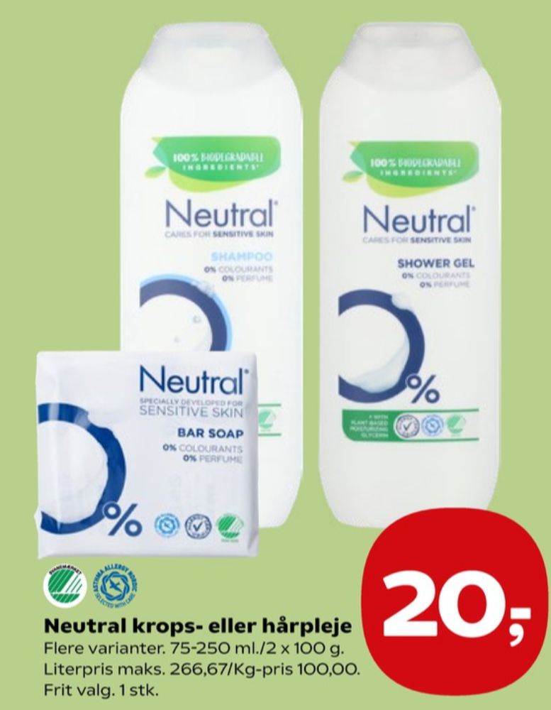 Neutral, Shampoo