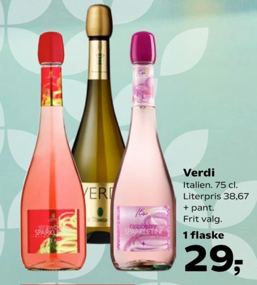 Verdi, Italiensk Mousserende Vin