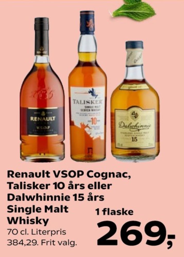 Renault VSOP, Cognac