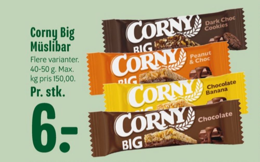 Corny, Dark Chocolate Cookies Big Müslibar