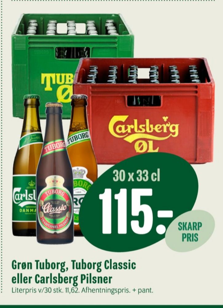 Carlsberg Pilsner, Øl