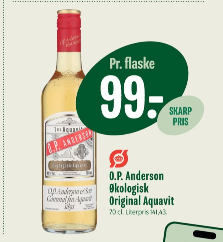 OP Anderson Original, Akvavit