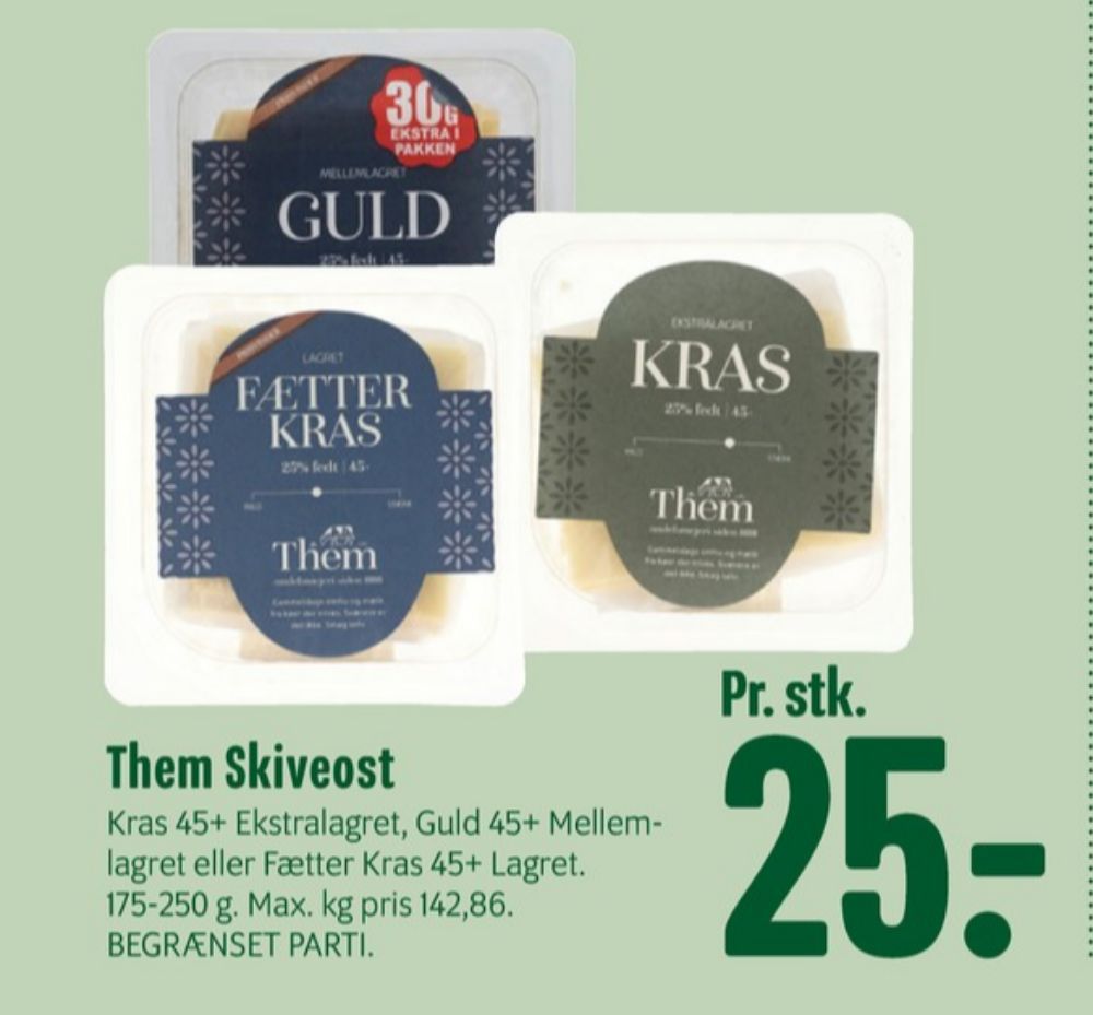 Them Ost, Skiveost Kras