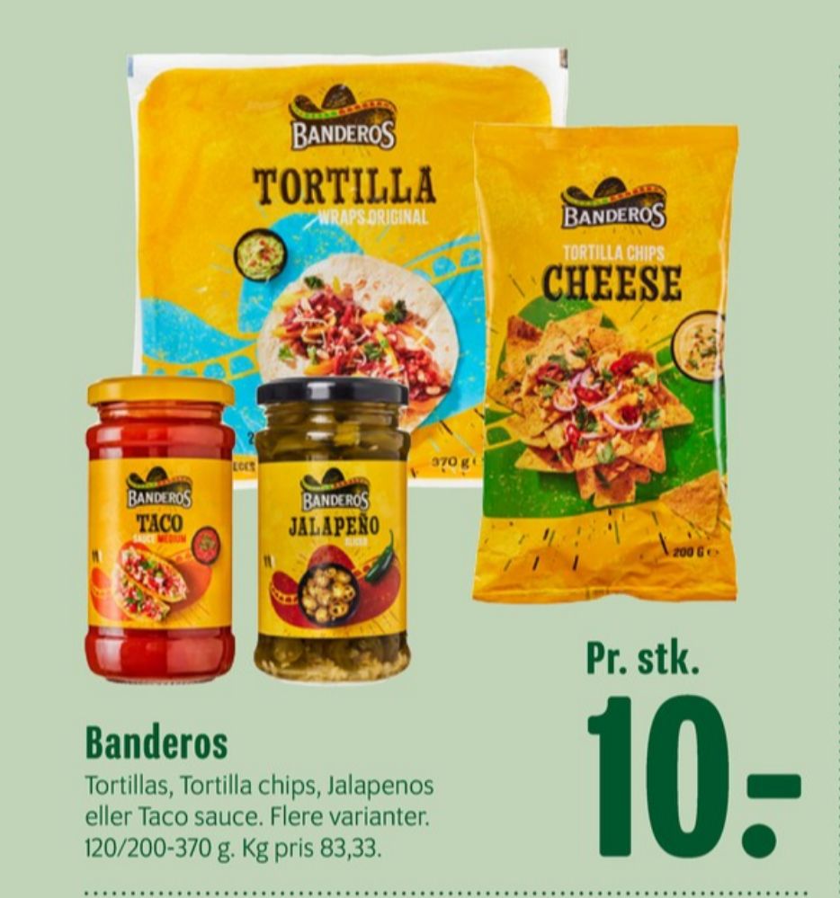 Banderos, Taco sauce