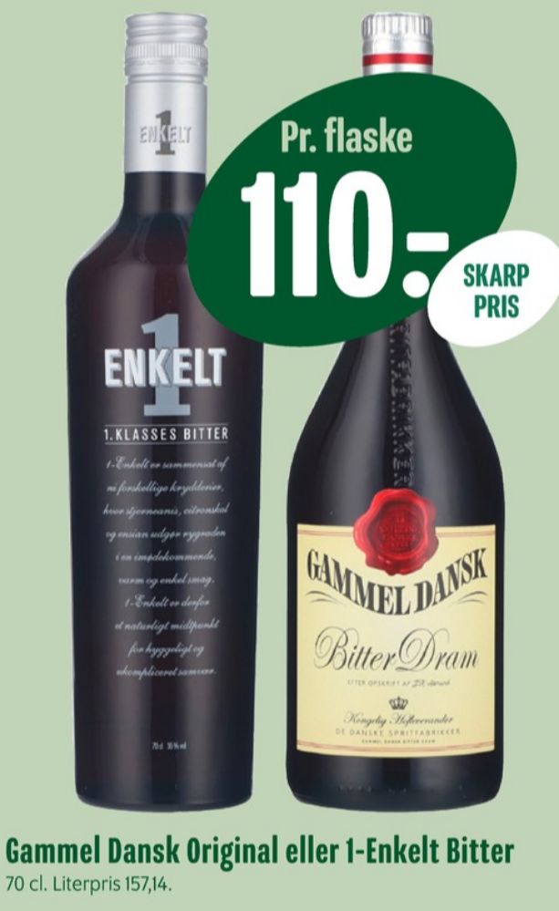 Gammel Dansk, Bitter