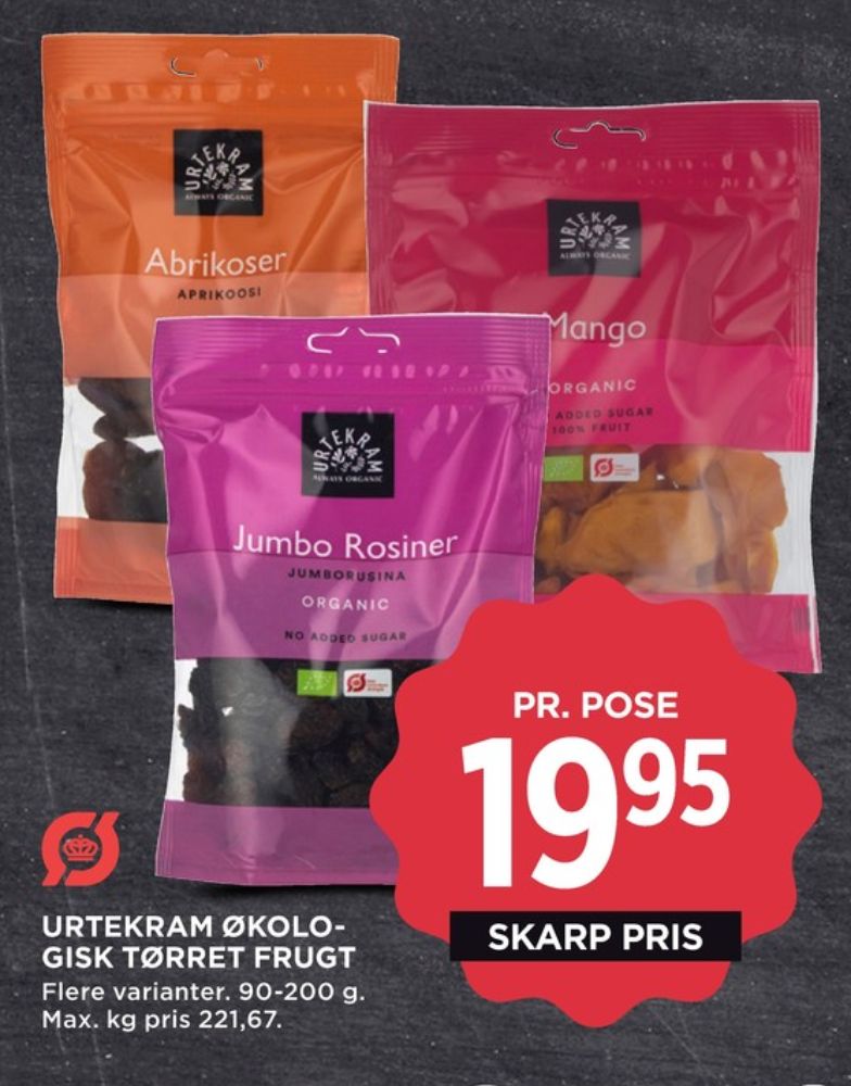 Urtekram, Rosiner