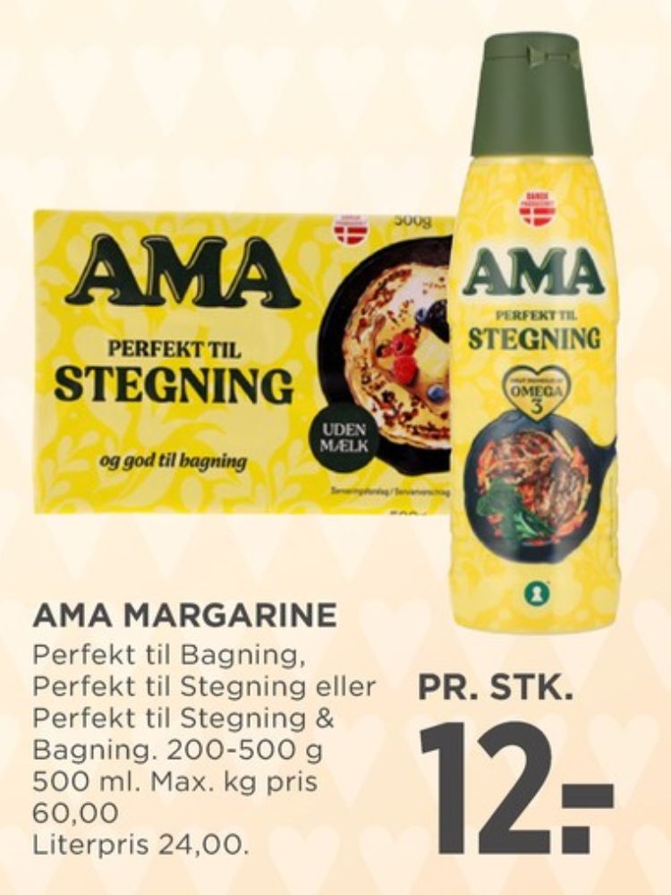Ama, Margarine-fast