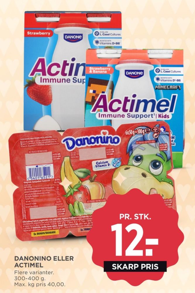 Danone Actimel, Drikkeyoghurt Multifrugt