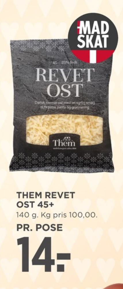 Them Ost Hi Protein, Revet ost