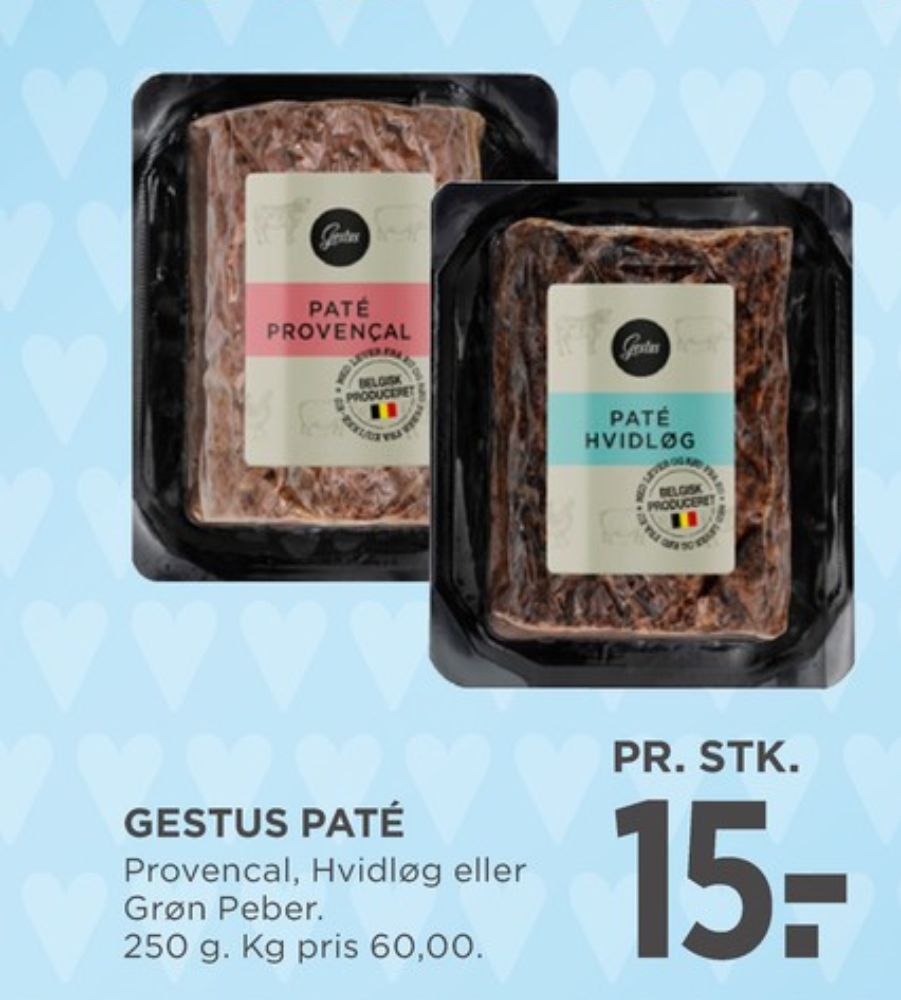 Gestus, Paté Hvidløg