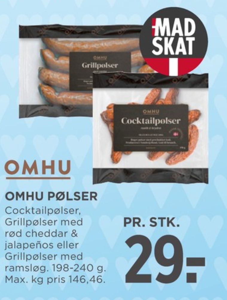 OMHU, Grillpølser med Ramsløg