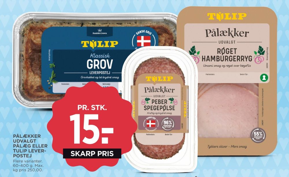 Tulip Klassisk Bacon, Leverpostej