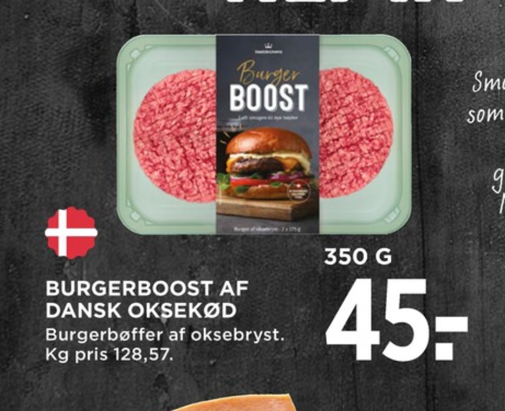 Danish Crown Burger Boost, Hakkebøffer