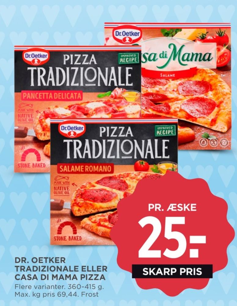 Tradizionale, Pancetta Delicata Pizza