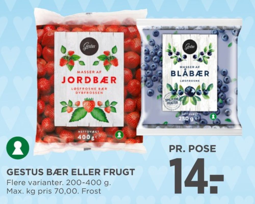 Gestus, Blåbær