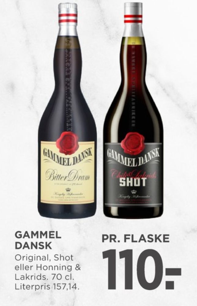 Gammel Dansk, Bitter