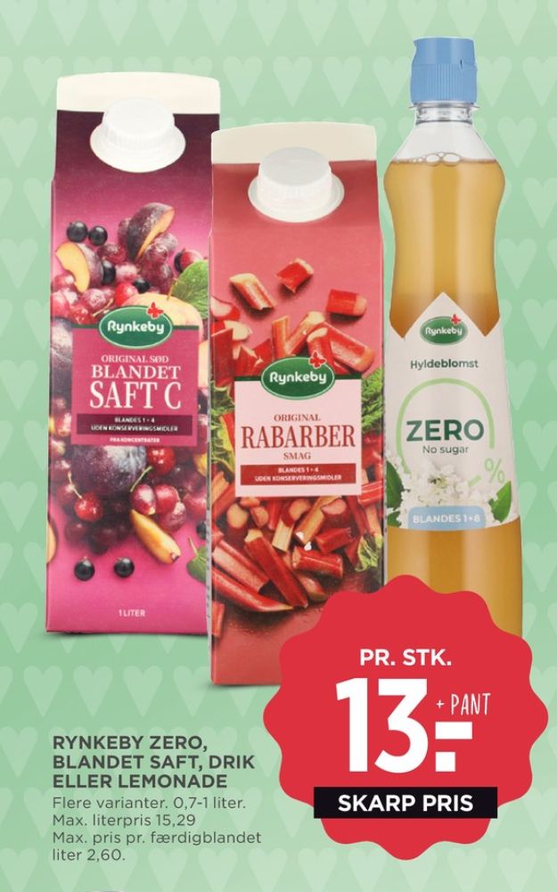 Rynkeby, Rabarber Frugtsaft 
