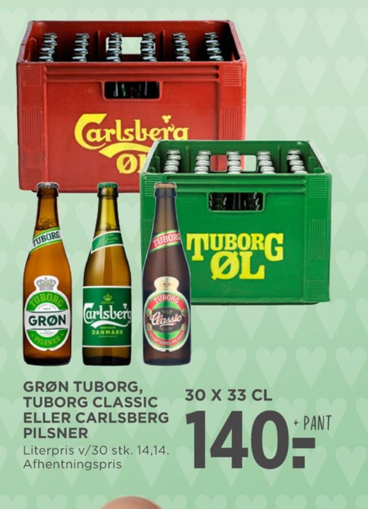 Tuborg Grøn, Øl