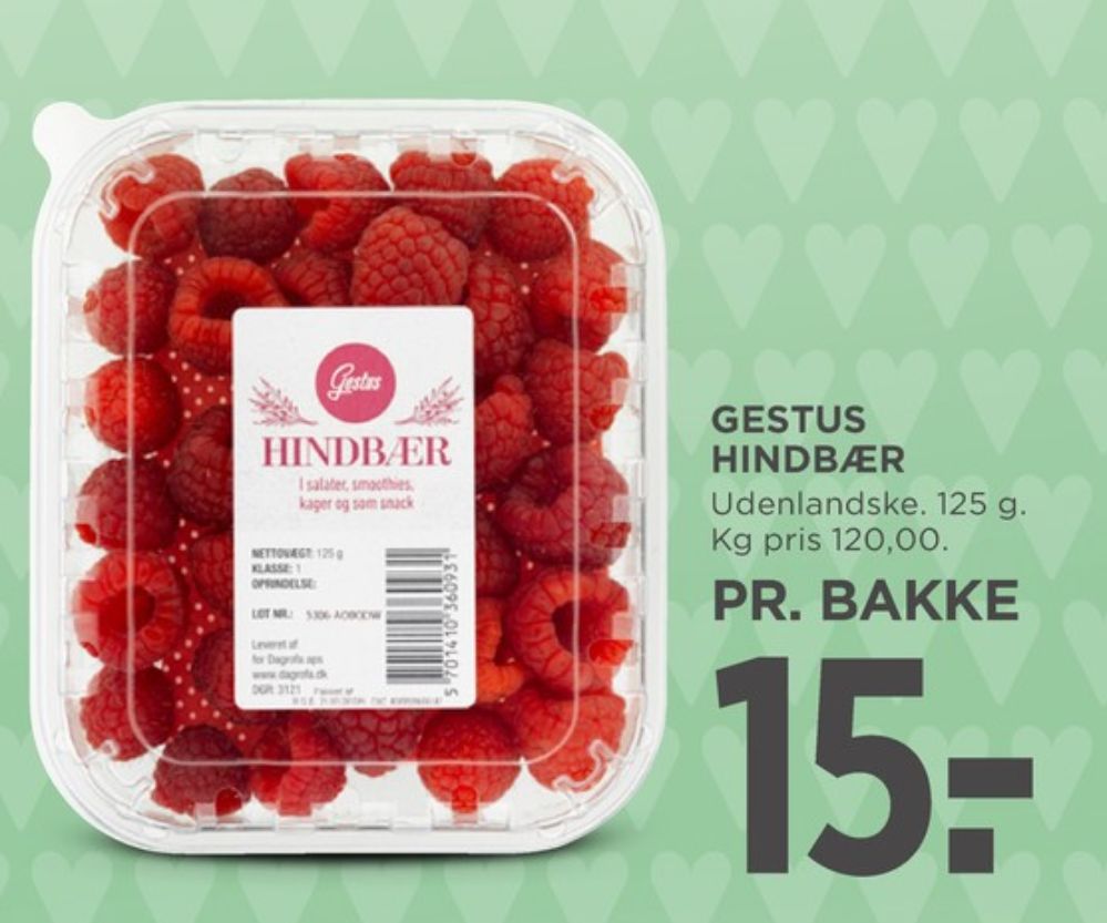 Gestus, Hindbær