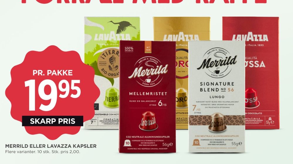 LavAzza Qualita Oro, Kaffekapsler