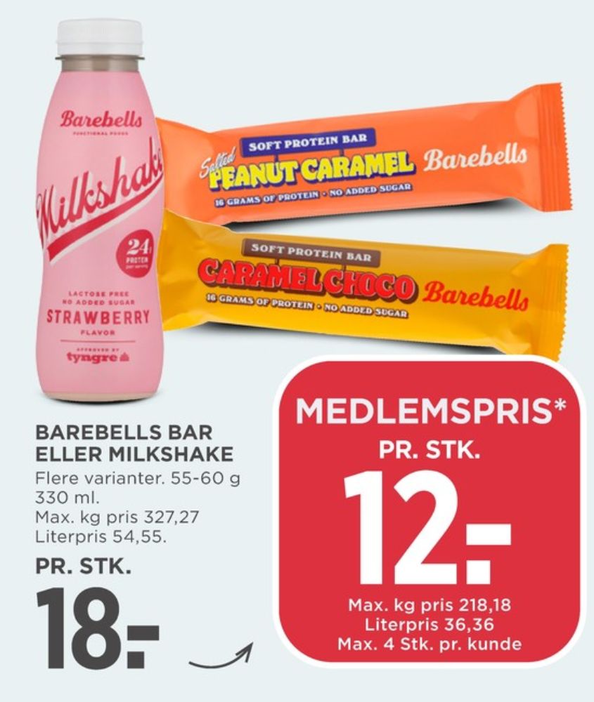 Barebells, Banana Dream Proteinbar