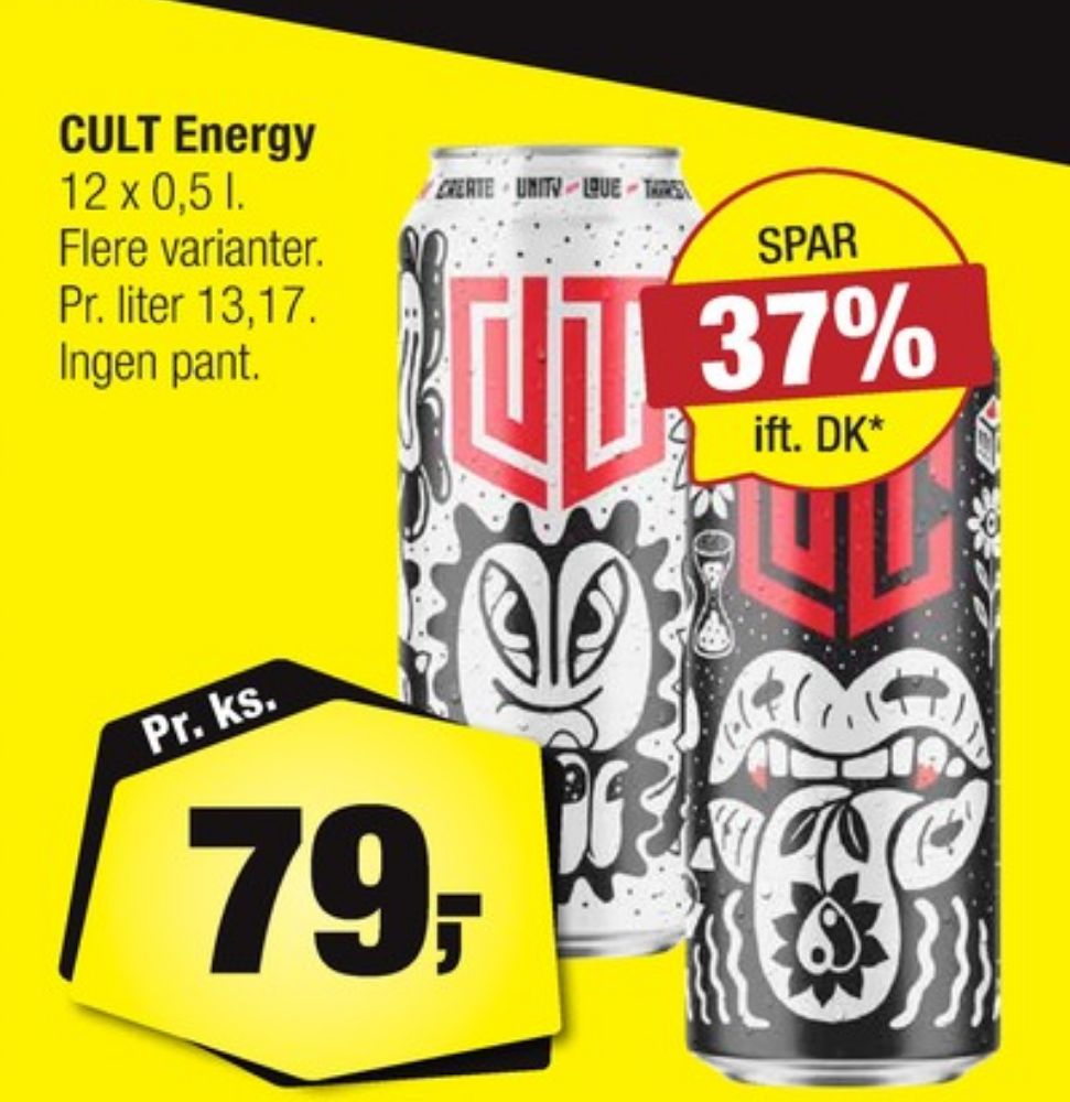 Cult Energy, Energidrik