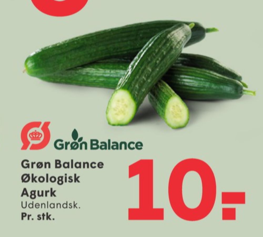 Grøn Balance, Agurk