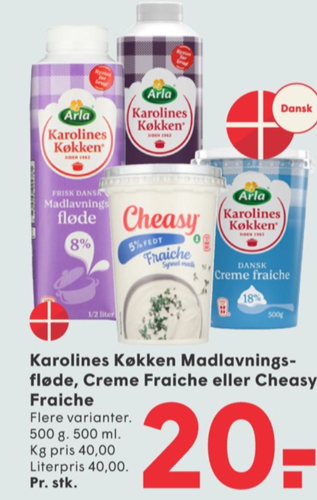 Karolines, Creme Fraiche 18%