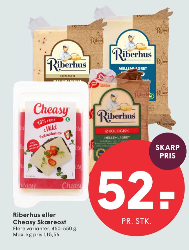 Cheasy, Skæreost Mild 13%