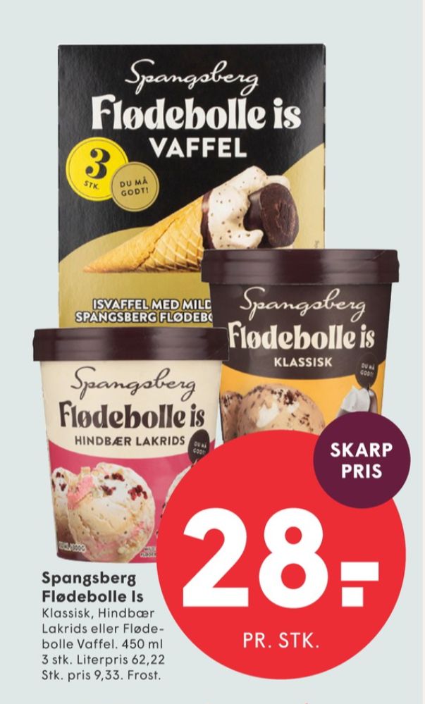 Spangsberg, Flødebolle Isvaffel