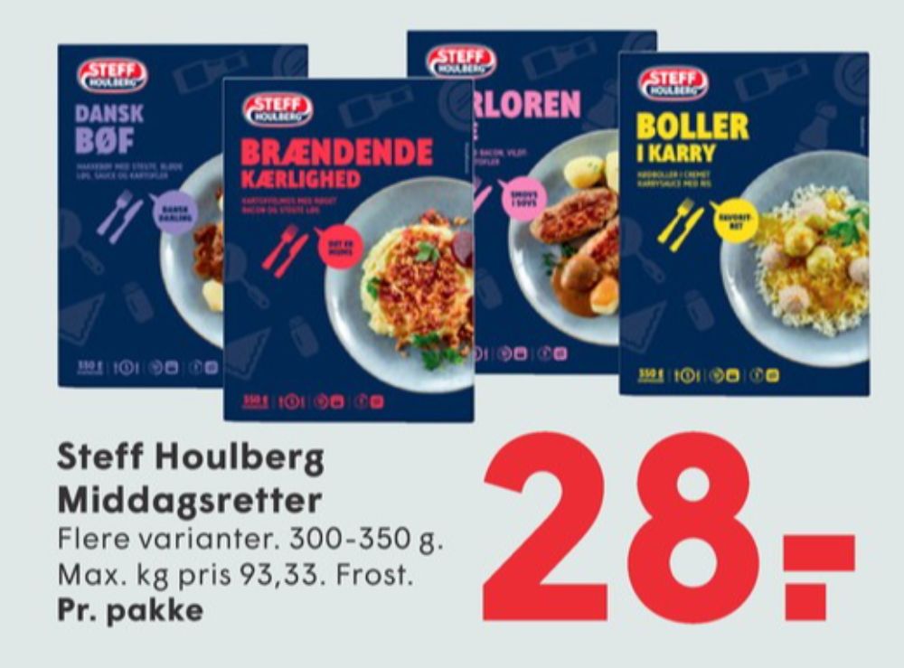 Steff Houlberg, Dansk Bøf med Løg
