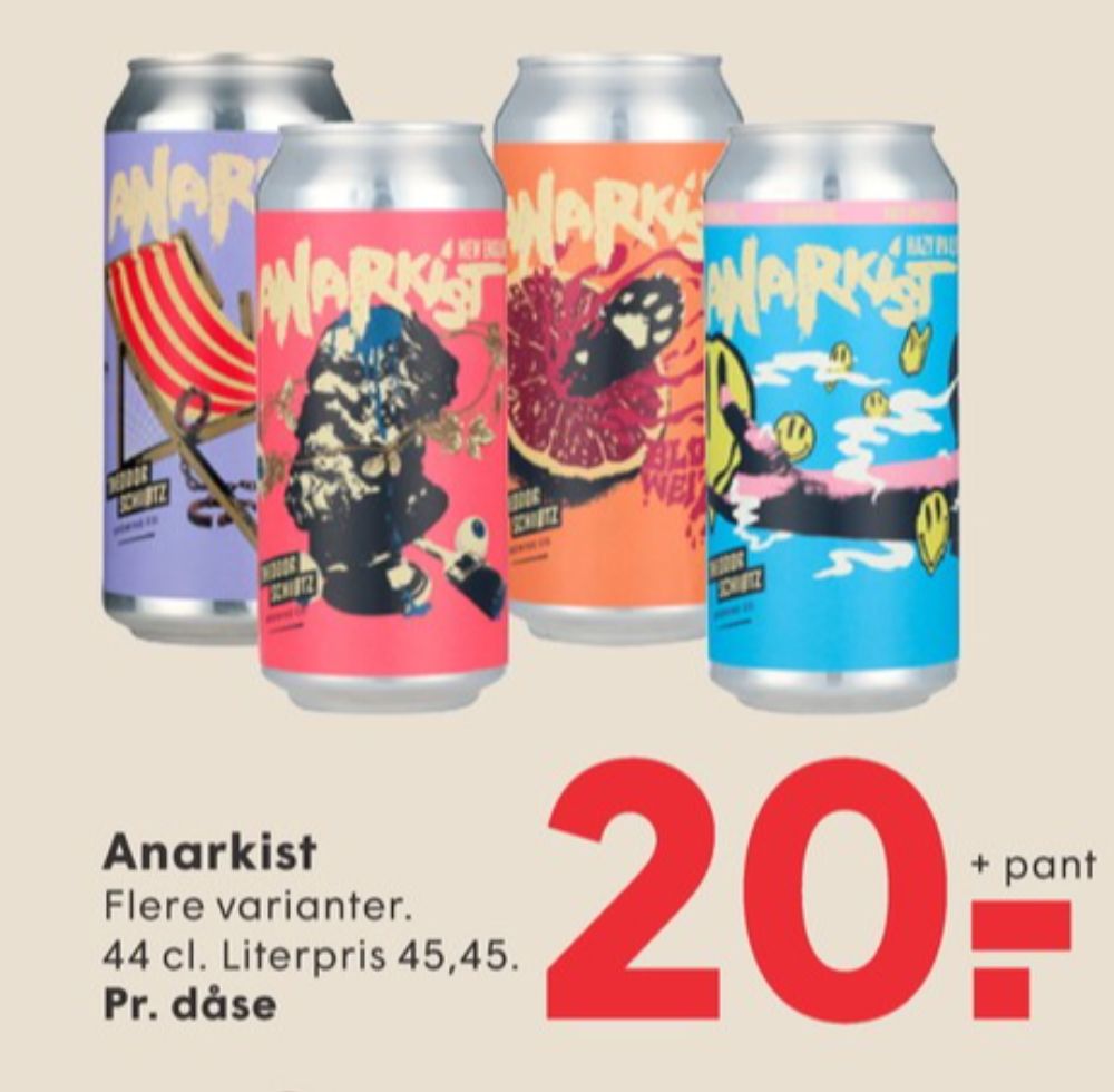 Anarkist Hazy IPA, Øl - Alkoholfri