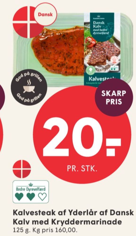Danish Crown, Kalvesteaks