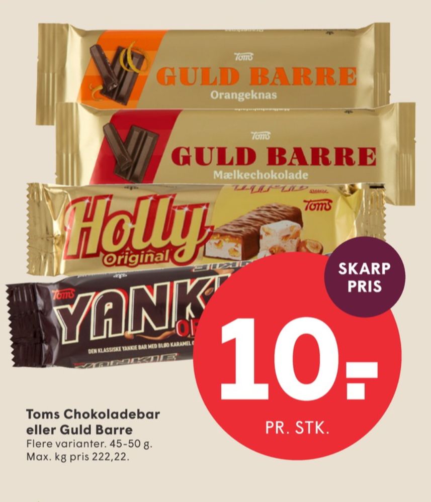 Yankie, Chokoladebar