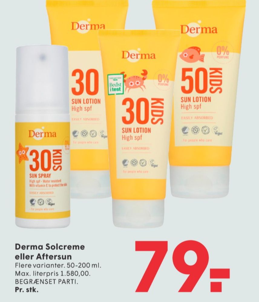 Derma Sun, Aftersun