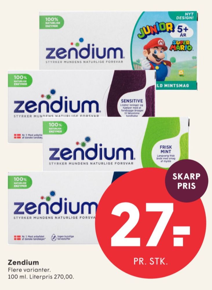 Zendium, Tandpasta