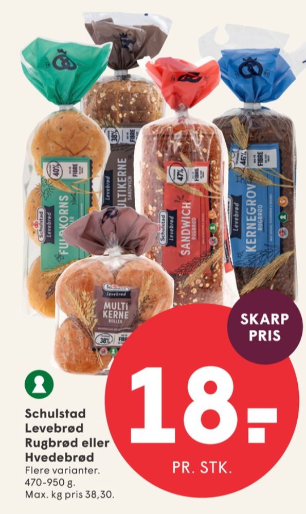 Schulstad Levebrød, Kernegrov Rugbrød