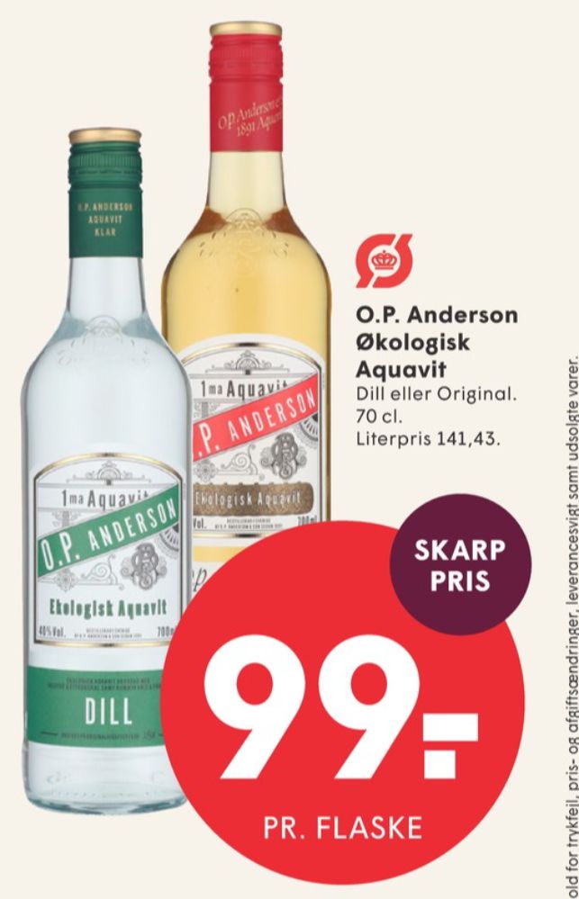 OP Anderson Original, Akvavit