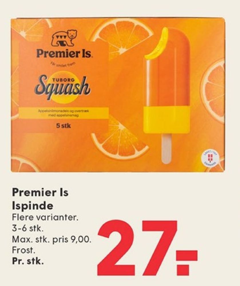 Premier, Tuborg Squash ispinde