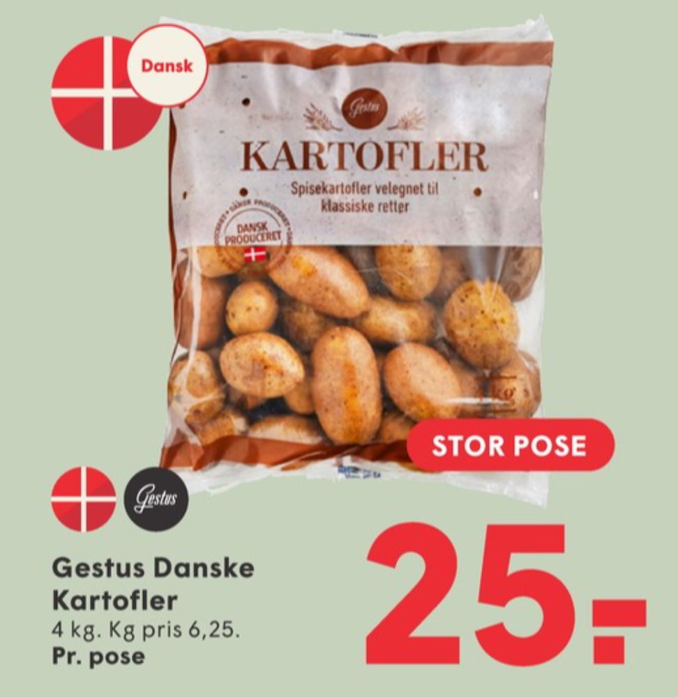 Gestus, Kartofler